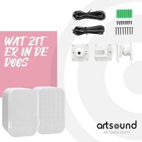 ArtSound: UNI20 Satelliet Speakers (2pc), 10 - 40 W - Wit - thumbnail