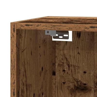 Tv-meubel 30,5x30x110 cm bewerkt hout oud houtkleurig