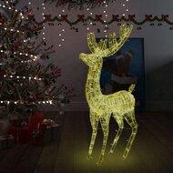 Kerstdecoratie rendier 250 LED's warmwit 180 cm acryl - thumbnail