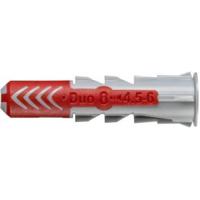 8mm plug Duopower 8x40mm met kraag universeel voor muur gipsplaat hollewand 100 stuks - thumbnail
