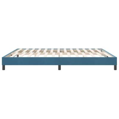 Boxspringbed zonder matras 180x220 cm fluweel donkerblauw