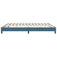 Boxspringbed zonder matras 180x220 cm fluweel donkerblauw - thumbnail