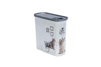 Curver PetLife Voedercontainer 2 kg droogvoercontainer voor katten voorraadcontainer voor dierenvoeding 20,5 x 8,6 x 19,40 cm - thumbnail