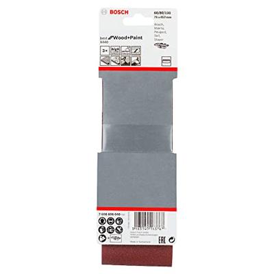 Bosch Accessoires Schuurbanden assorti Redwood | 75 x 457 mm | Per 3 | 260860604 - 2608606040