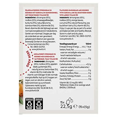 Pickwick super blends energy 1,5gr (4x 15 stuks)