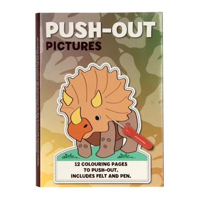 Prikblok dieren met 12 prikkaarten