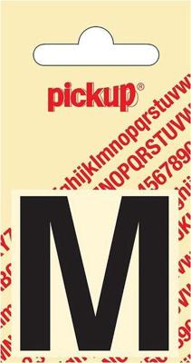 Plakletter Helvetica 40 mm Sticker zwarte letter m Pickup - Pickup