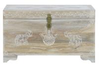 Koffer DKD Home Decor Mangohout Hout MDF 78 x 43 x 45 cm - thumbnail