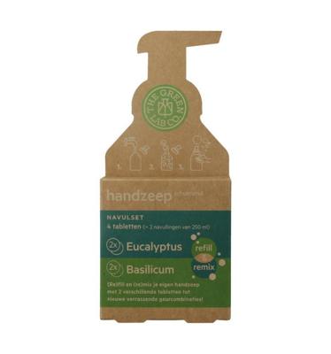 Handzeep navulset eucalyptus & basilicum Handzeep navulset eucalyptus & basilicum