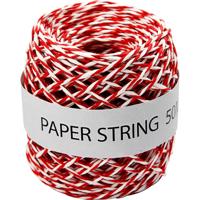 https://www.cchobby.nl/papierkoord-dikte-1-mm-rood-wit-50-m-1-rol - thumbnail