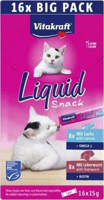 Liquid snack mp leverworst zalm msc Vitakraft - Vitakraft