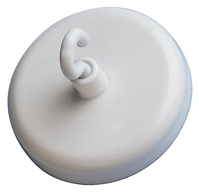 Maul Magneet (Ø x h) 47 mm x 36 mm Rond, Met haak Wit 5 stuk(s) 6159002