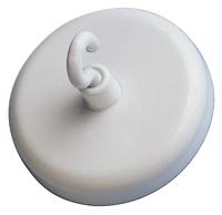 Maul Magneet (Ø x h) 47 mm x 36 mm Rond, Met haak Wit 5 stuk(s) 6159002 - thumbnail