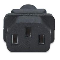 Manhattan Stroom Aansluitkabel [1x Apparaatstekker, male C13 - 1x Randaarde stekker] 5 m Zwart - thumbnail