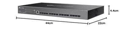 TP-Link TL-SX3016F netwerk-switch Managed L2/L2+ Geen Zwart