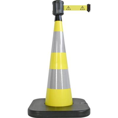 VISO RCX102DAN Band GEVAAR Verkeerskegel Staat zelfstandig op de grond Riem- of kettinglengte 2 m (Ø x h) 90 mm x 100 cm
