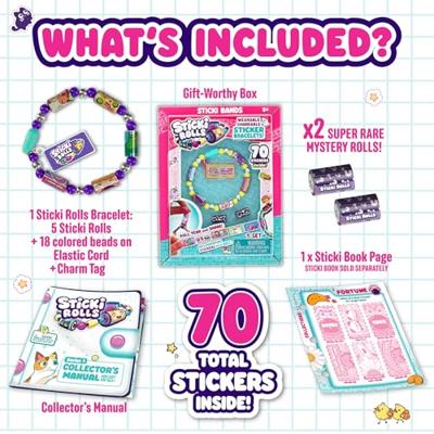 Jazwares Sticki rolls armband met 70 stickers Jazwares Sticki rolls armband met 70 stickers