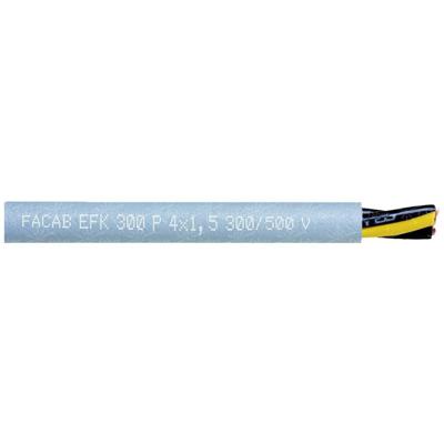 Faber Kabel 030952 Geleiderkettingkabel EFK 300 P 4 G 0.5 mm² Grijs per meter