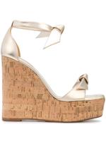 Alexandre Birman wedge heel sandals - GOLD - thumbnail