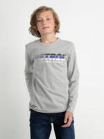 50% korting - Petrol Industries Jongens Artwork T-Shirt Lange Mouwen Light Grijs Melee - 140 - thumbnail