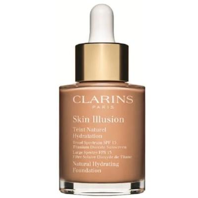 Clarins Skin Illusion Foundation Cashew 30ml Clarins Skin Illusion Foundation Cashew 30ml