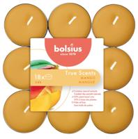 Bolsius geurtheelicht true scents mango 18 stuks - thumbnail