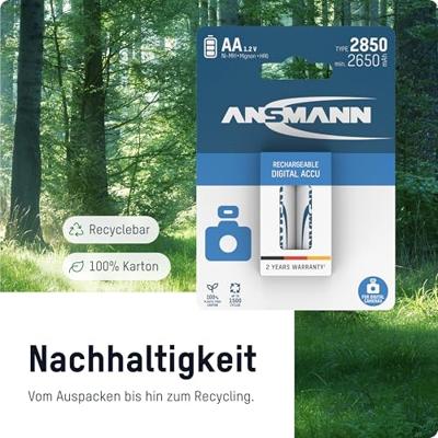 Ansmann AA 2850mAh 4x - thumbnail