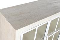Dressoir DKD Home Decor 170 x 45 x 100 cm Metaal Wit Mangohout - thumbnail