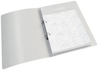 Ringband leitz cosy a4 2-rings o-mech grijs | 10 stuks - thumbnail