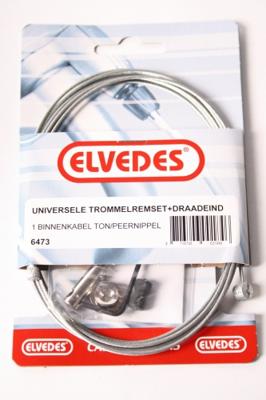 Elvedes Trommelrem binnenkabel 2250mm verzinkt met onderdelen (op kaart)