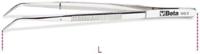 Beta Pincet met gebogen smalle gegroefde bekken en geleider vervaardigd uit roestvast staal gepolijste uitvoering 993 145 - 009930001 - thumbnail