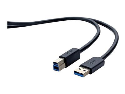 Belkin F3U159Cp0.9M-P Usb Kabel, Zwart