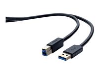 Belkin F3U159Cp0.9M-P Usb Kabel, Zwart - thumbnail