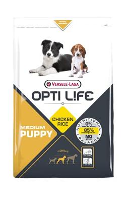 Versele Laga Opti Life puppy medium hondenvoer 2,5kg zak
