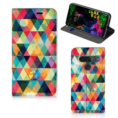 LG G8s Thinq | Hoesje met Magneet | Geruit