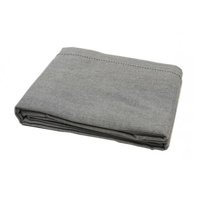 KOOK Tafelkleed 140/300 cm gemeleerd grijs