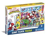 Puzzel Vloer Groot Spidey 24 stukjes - thumbnail