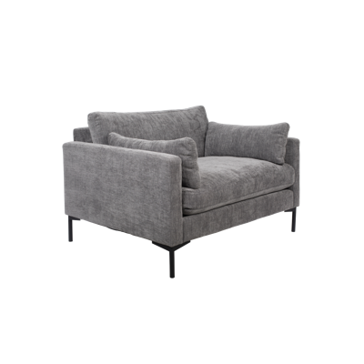 Zuiver Loveseat 'Summer' kleur Antraciet Zuiver Loveseat 'Summer' kleur Antraciet