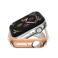 Siliconen case 38mm - Rosé goud - Geschikt voor Apple Watch 38mm - thumbnail