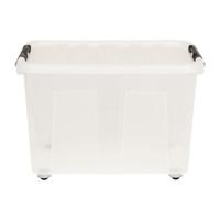 Opbergbox met wieltjes - 75 liter - 40x60x40 cm - thumbnail