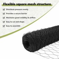 VidaXL Hexagon hek grijs 0,4 x 100 m pvc - thumbnail