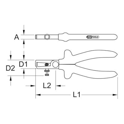 KS Tools 117.1271 NEW-47198 Striptang