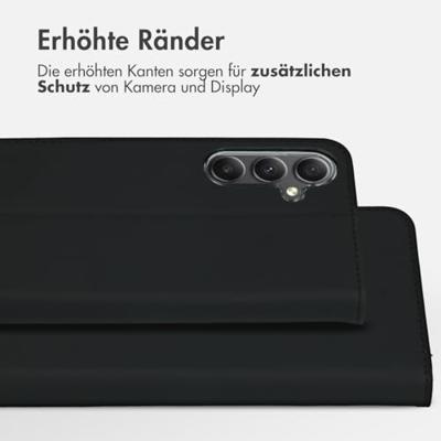 Accezz Wallet Softcase Bookcase Samsung Galaxy A35 Telefoonhoesje Zwart - thumbnail