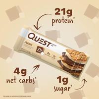 Quest Nutrition Quest Bars, Smores, 12x60g - thumbnail