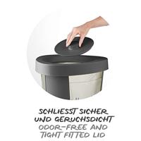 Rotho Fabu Afvalzak Houder 50L Antraciet - thumbnail