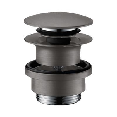 Push Open Afvoergarnituur DN32 HansGrohe Geborsteld Zwart Chroom Push Open Afvoergarnituur DN32 HansGrohe Geborsteld Zwart Chroom