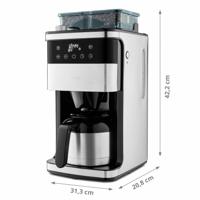 Drip Koffiemachine Medion 1000 W Zilverkleurig 1 L - thumbnail