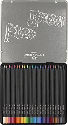 Faber Castell FC-116425 Black Edition Kleurpotloden 24 Stuks Faber Castell FC-116425 Black Edition Kleurpotloden 24 Stuks