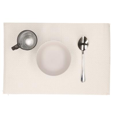 Svenska Living Placemat set a 6 30x45cm poly wit
