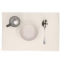 Svenska Living Placemat set a 6 30x45cm poly wit - thumbnail